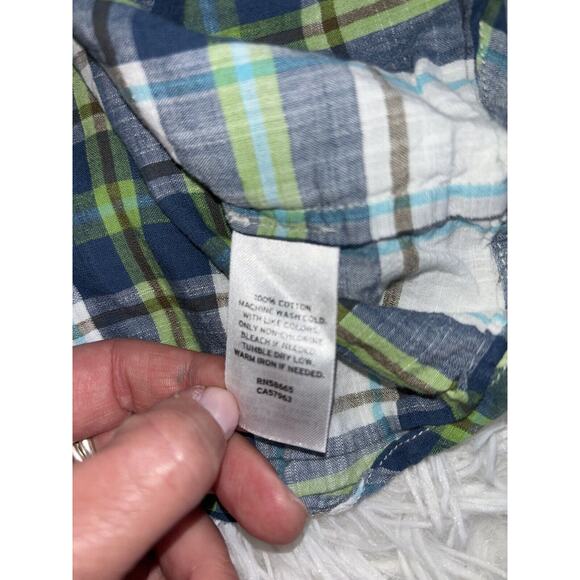 Tucker & Tate Boys Sz. 10/12 Plaid Button Down Top. Soft, Grt. Quality - Picture 8 of 10